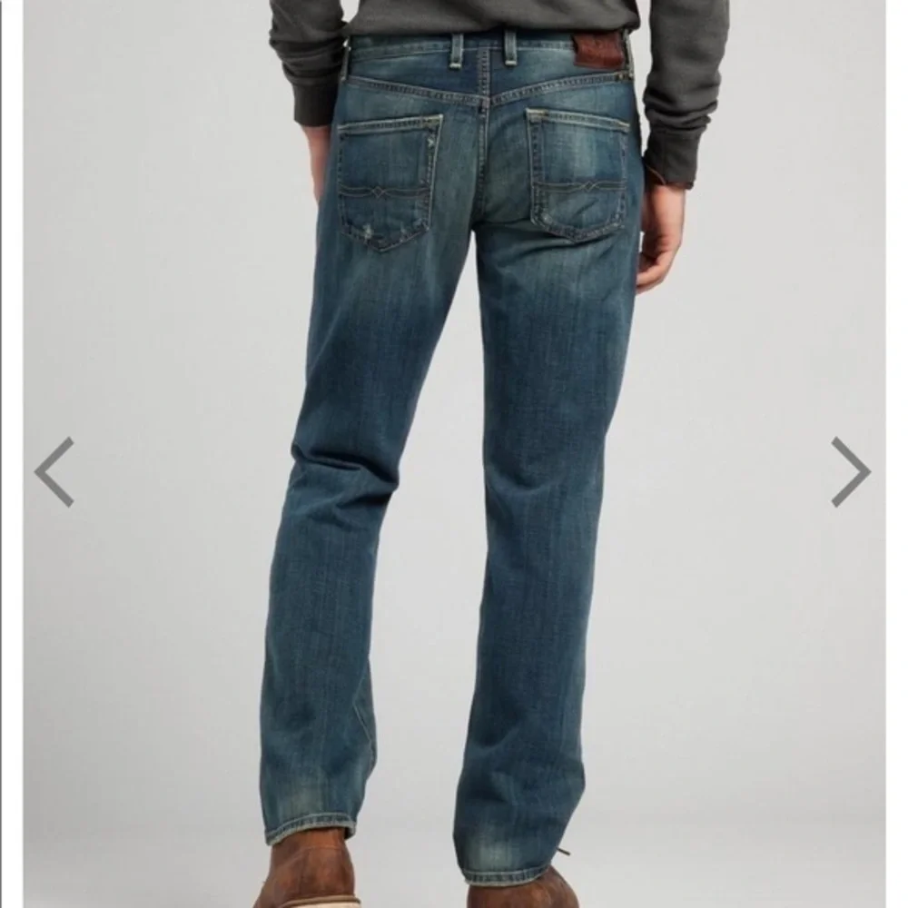 Lucky brand 221 original straight jeans mens size 36x32‎